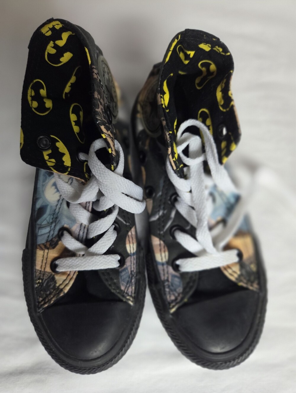 CONVERSE ALL STARS BATMAN Shoes DC Comics Chuck Taylor Youth 12 Boys